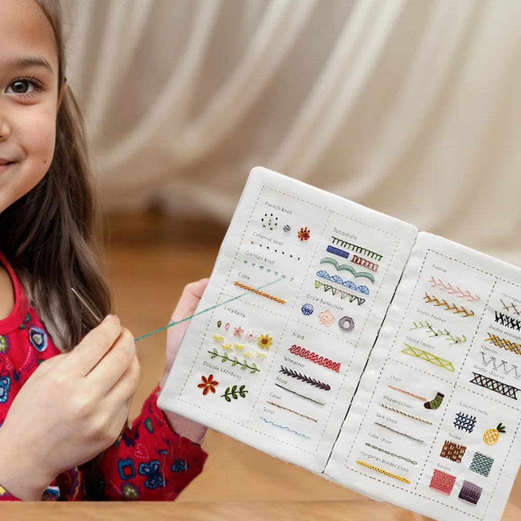 Le Carnet à Broder : Kit Complet d'Initiation & Détente